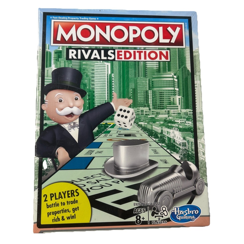Monopoly Rivals Edition Hasbro Board Game Brand New Factory Sealed